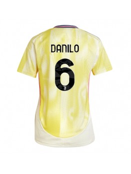 Juventus Danilo Luiz #6 Replika Borta Kläder Dam 2024-25 Kortärmad